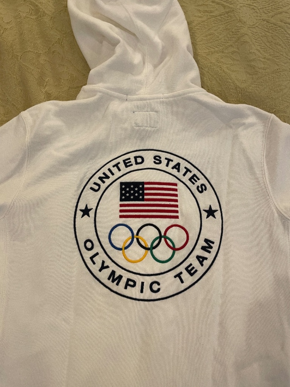 Mens Ralph Lauren Team USA Olympics Zip up Hoodie Big Pony